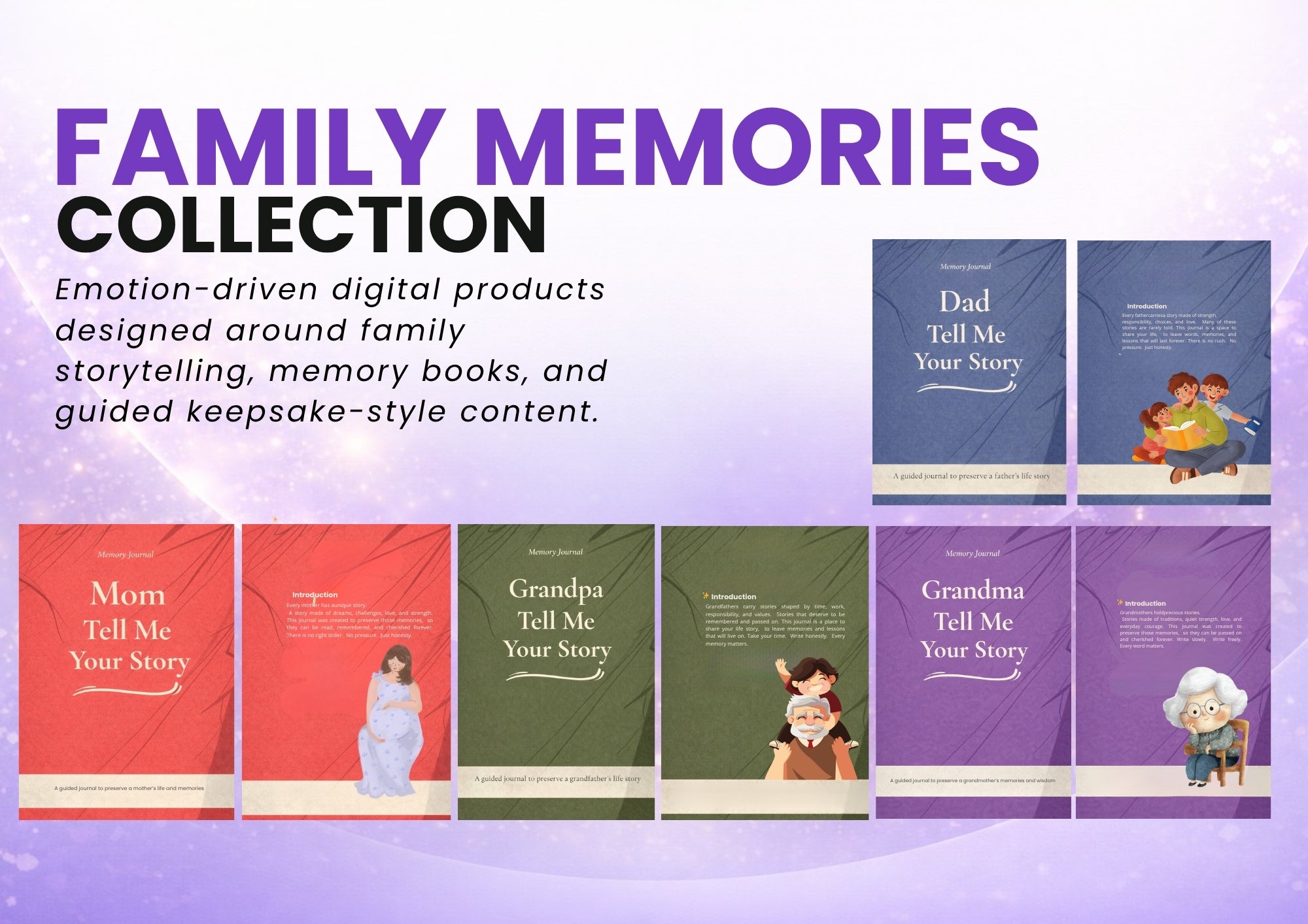 Family Memories Collection — Printable Keepsake Pack