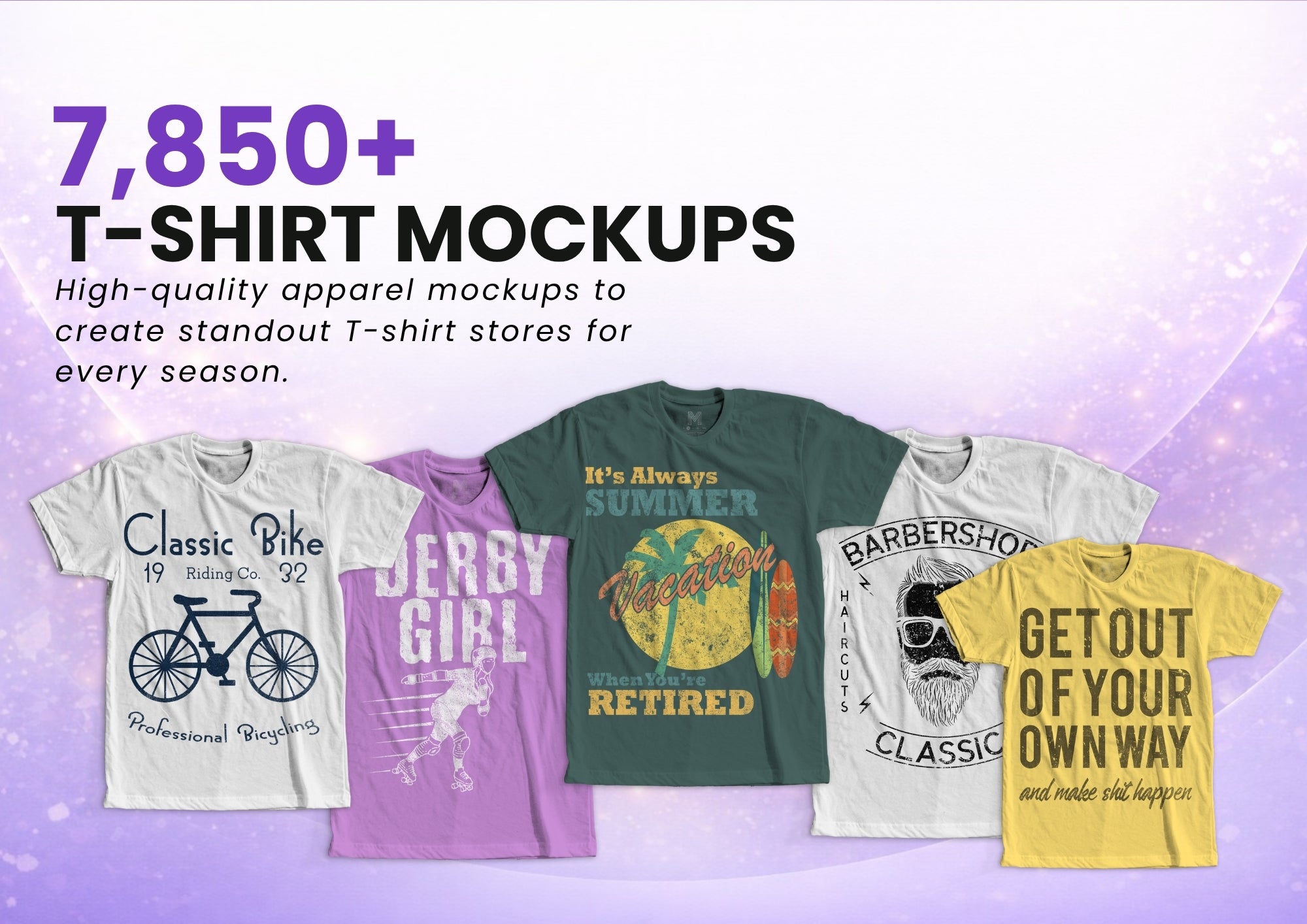 7,850+ T-Shirt Mockups — High-Quality Design Pack